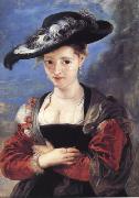 Peter Paul Rubens Susanna Fourment or Le Cbapeau de Paille (mk01) oil on canvas